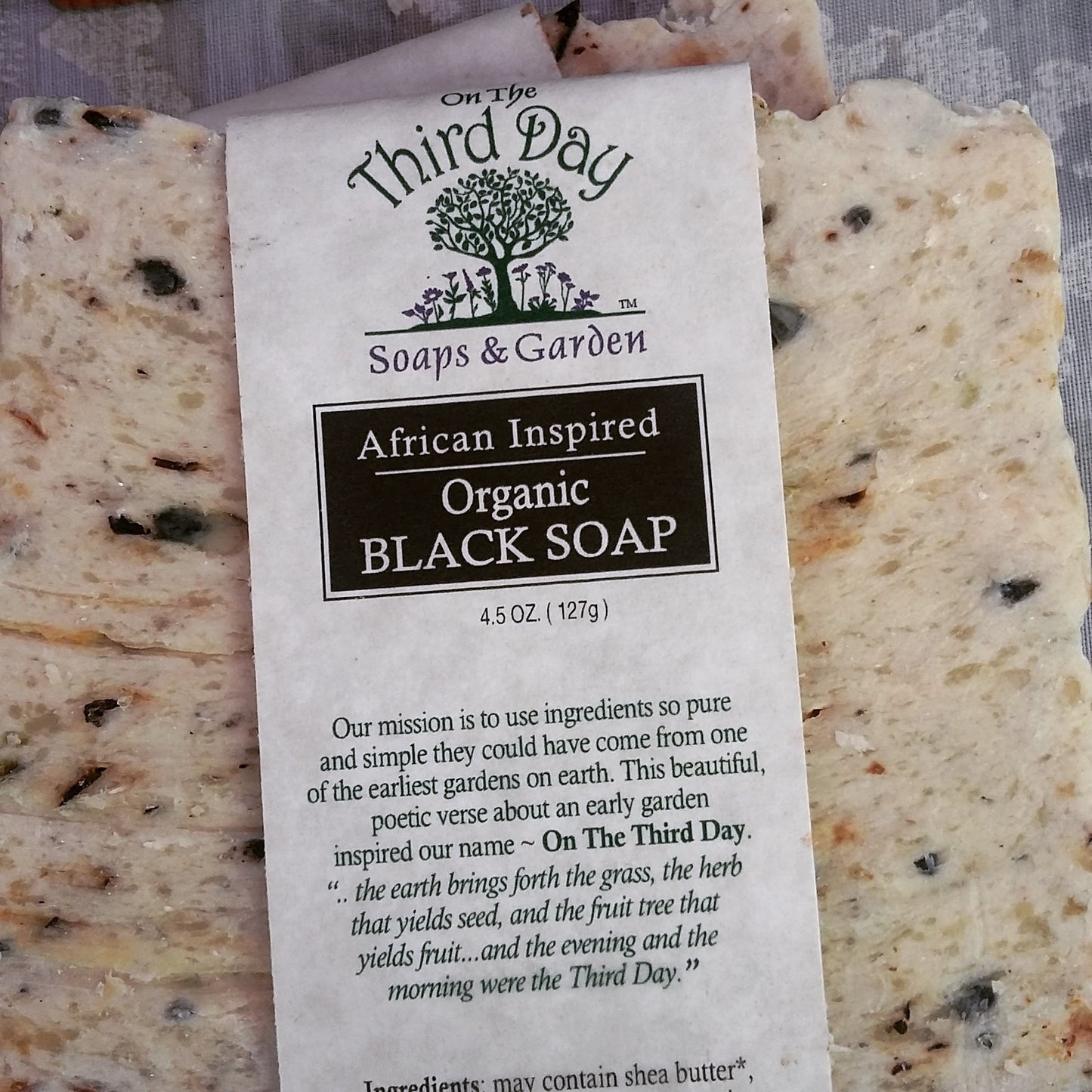 African inspired Black Soap