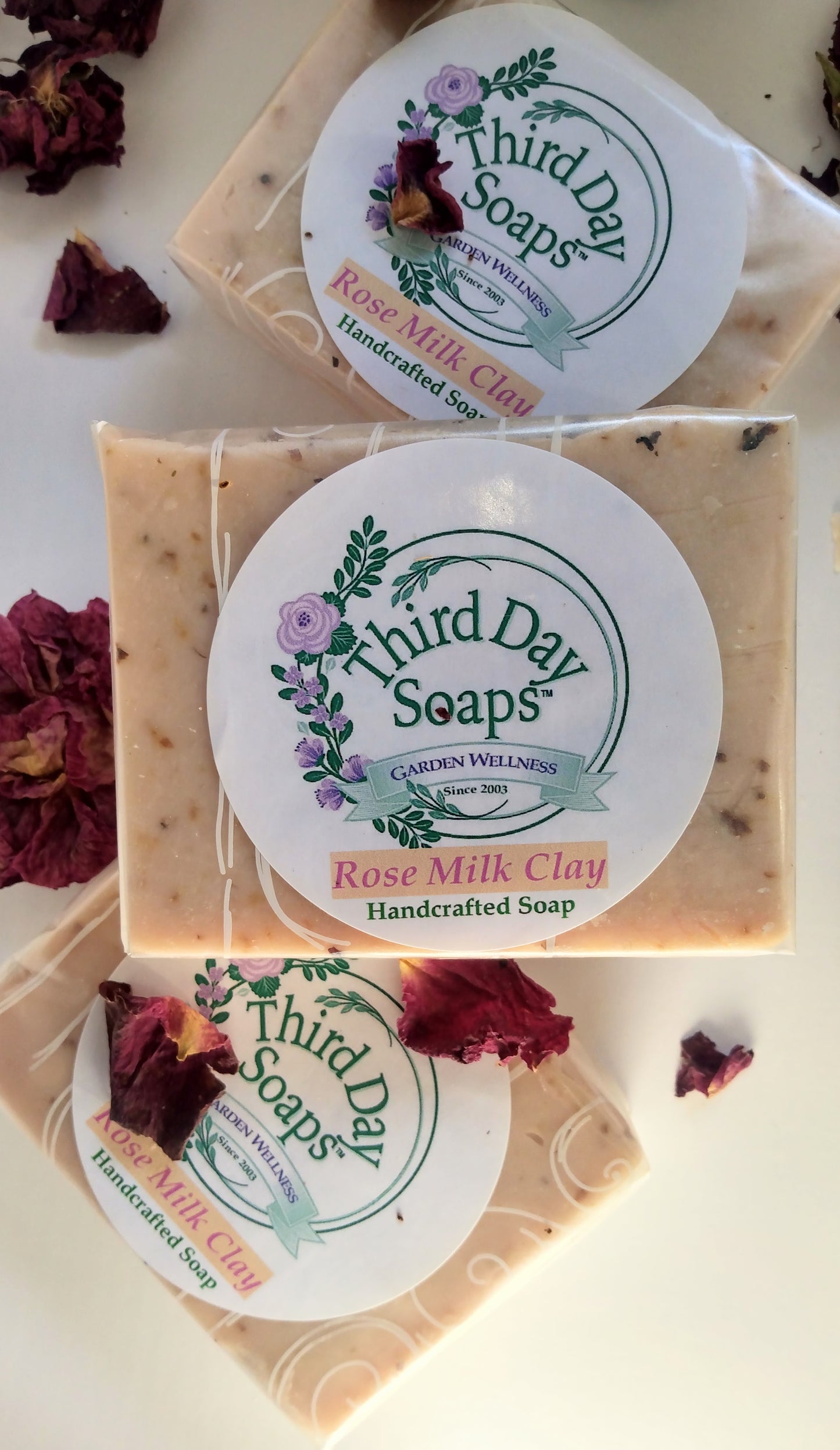 Rose Milk Clay Soap Complexion Body Bar