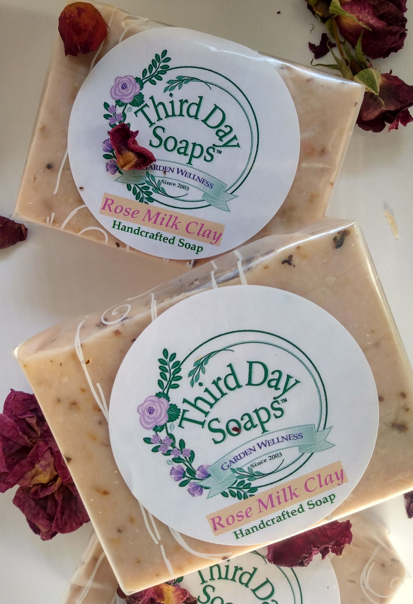 Rose Milk Clay Soap Complexion Body Bar