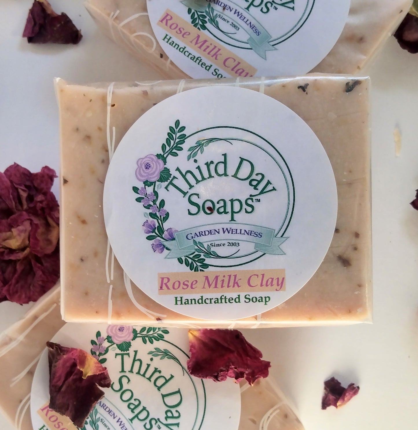 Rose Milk Clay Soap Complexion Body Bar