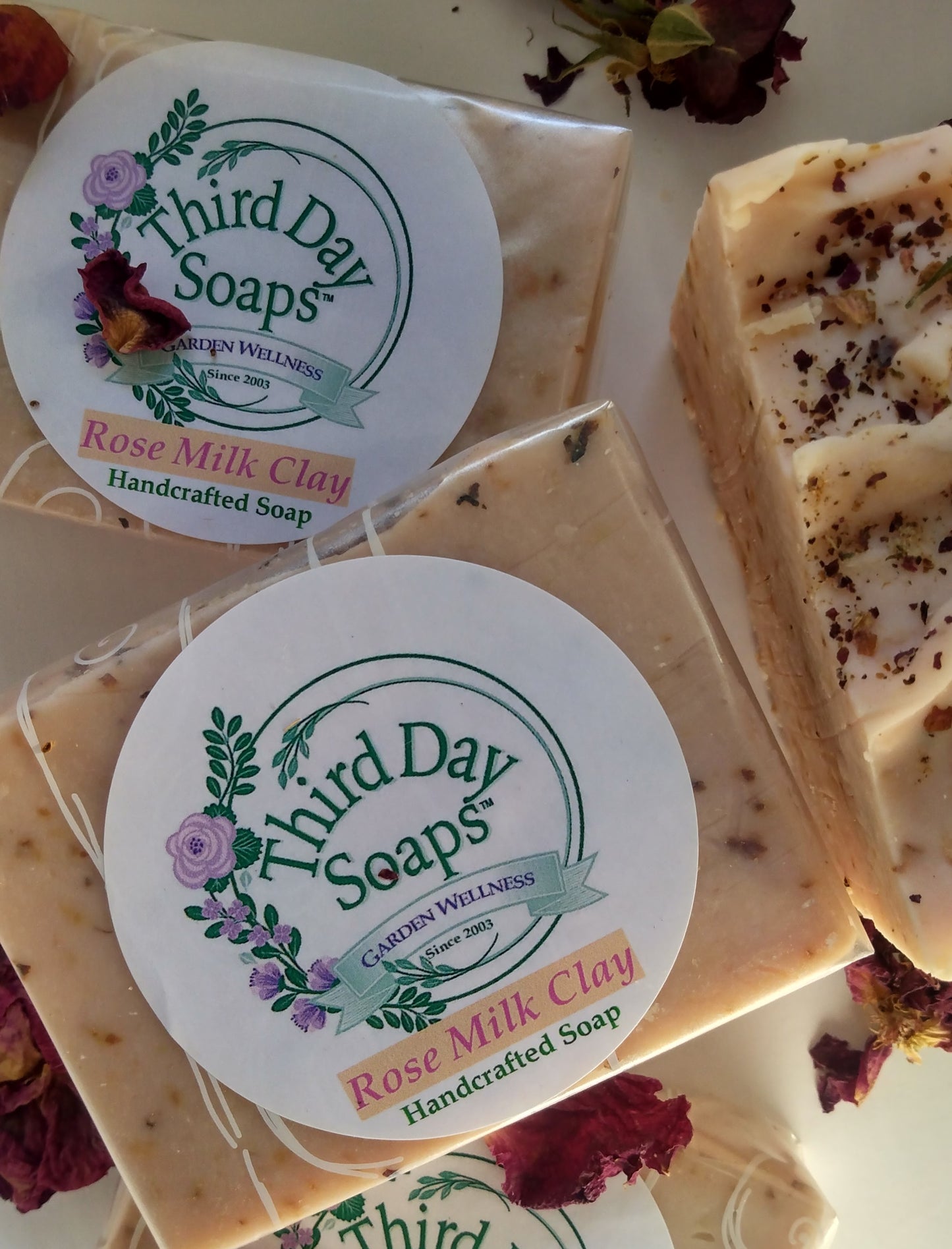 Rose Milk Clay Soap Complexion Body Bar