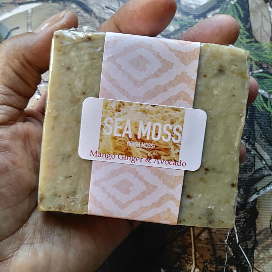 Irish Moss Mango & Ginger Avocado Soap Bar