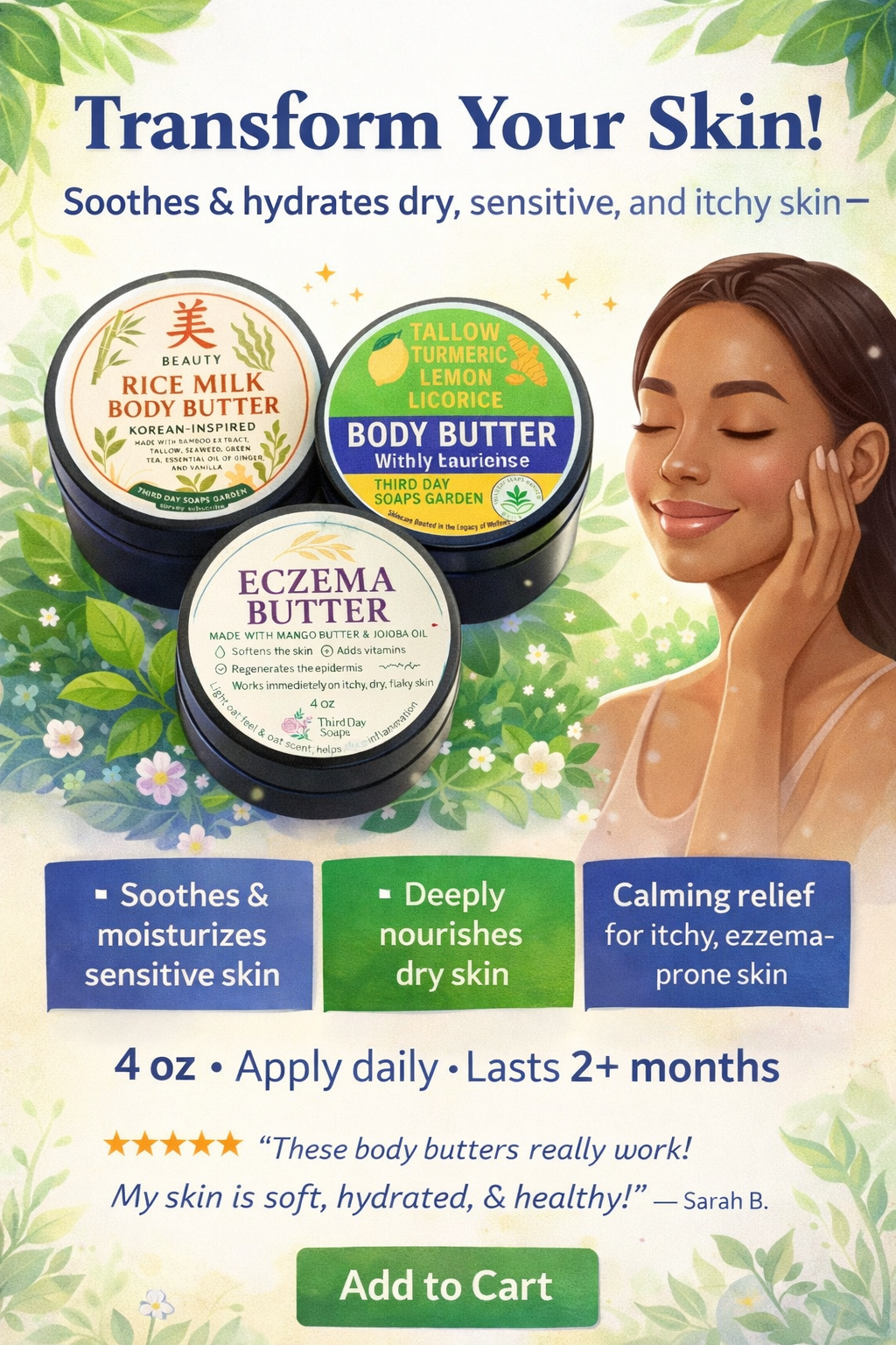 Eczema Body Butter Moisturiser