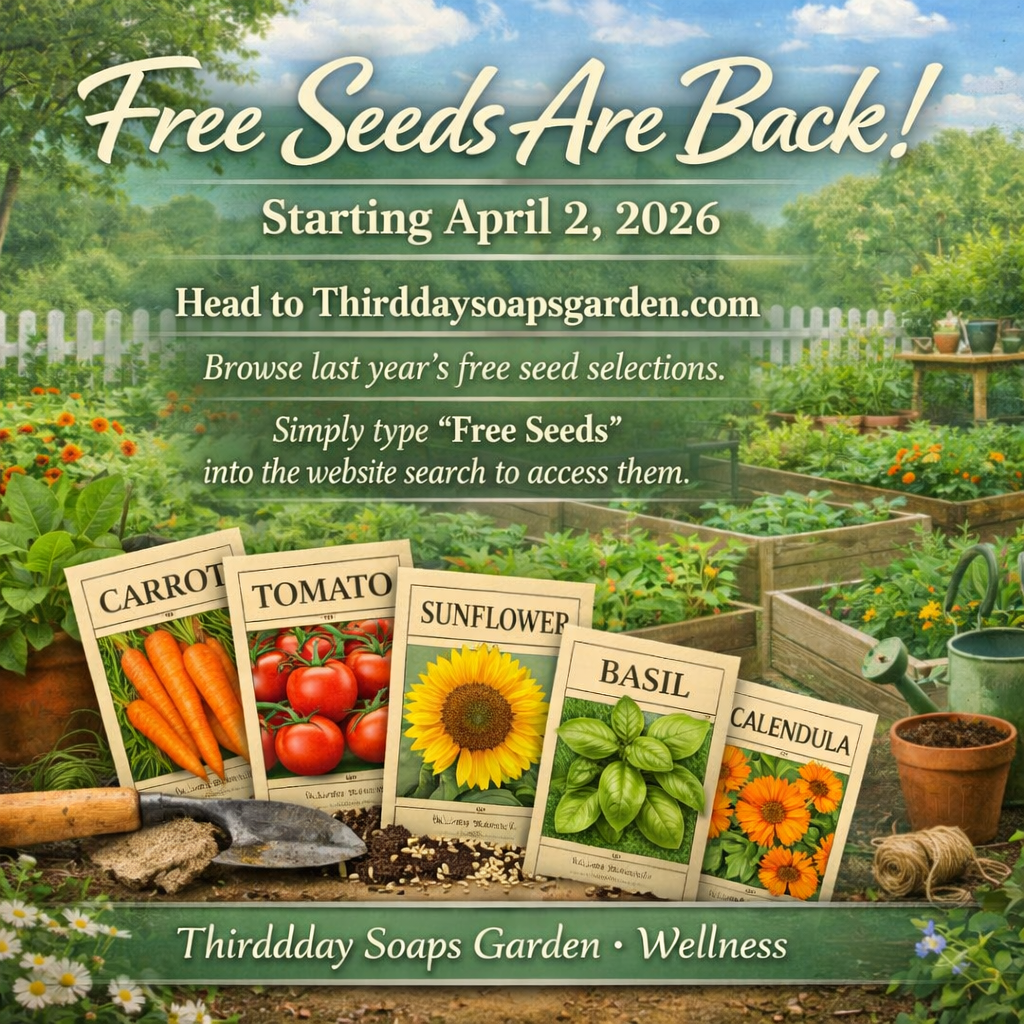 Free April, 2026 Seeds Giveaway!
