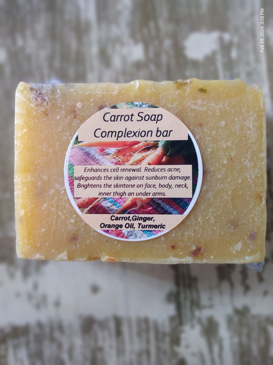 Carrot Soap Complexion Bar